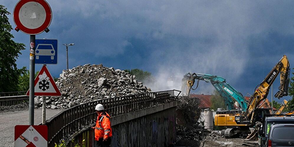 Abriss Wuhlheide-Brücke