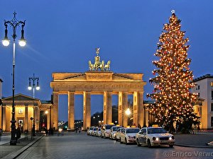 Brandenburger Tor weihnachtlich