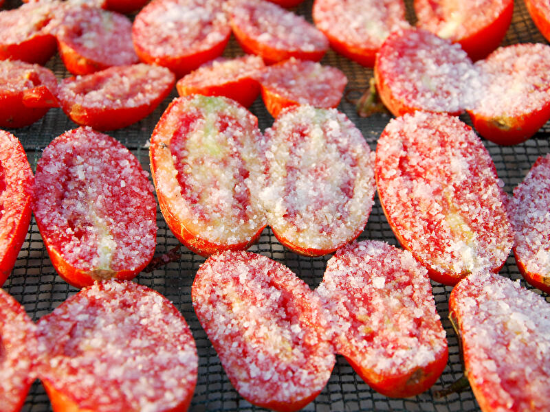 Gesalzene Tomaten