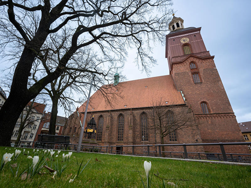 Die St.-Nikolai-Kirche im Bezirk Spandau