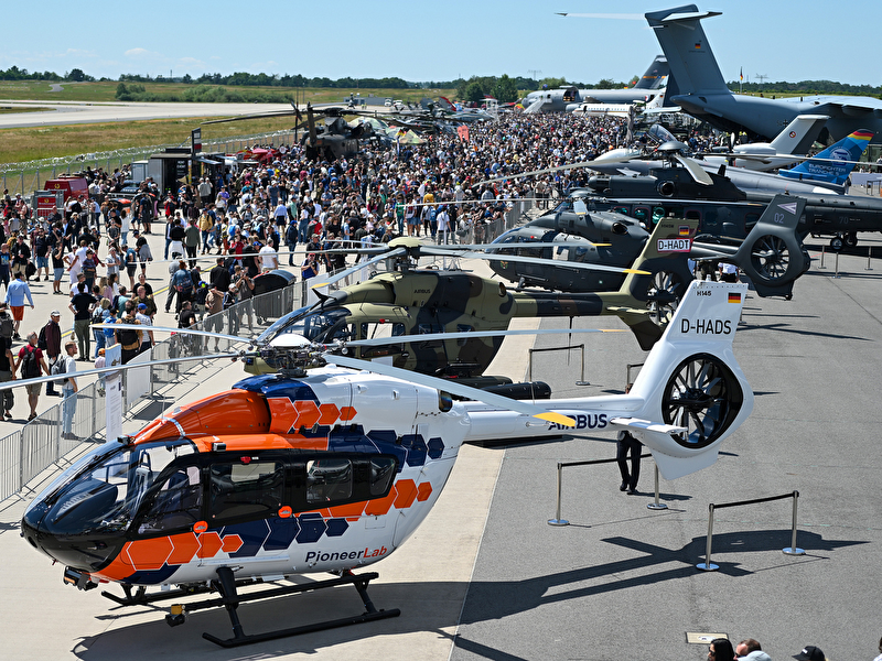 Hubschrauber auf der ILA