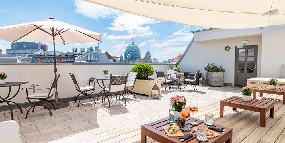 Rooftop Bar im Monbijou Hotel