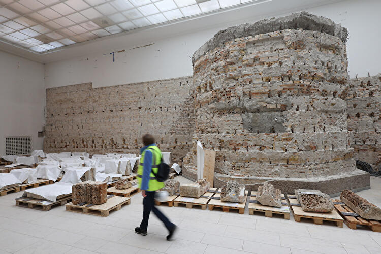 Mshatta Facade at the Pergamon Museum