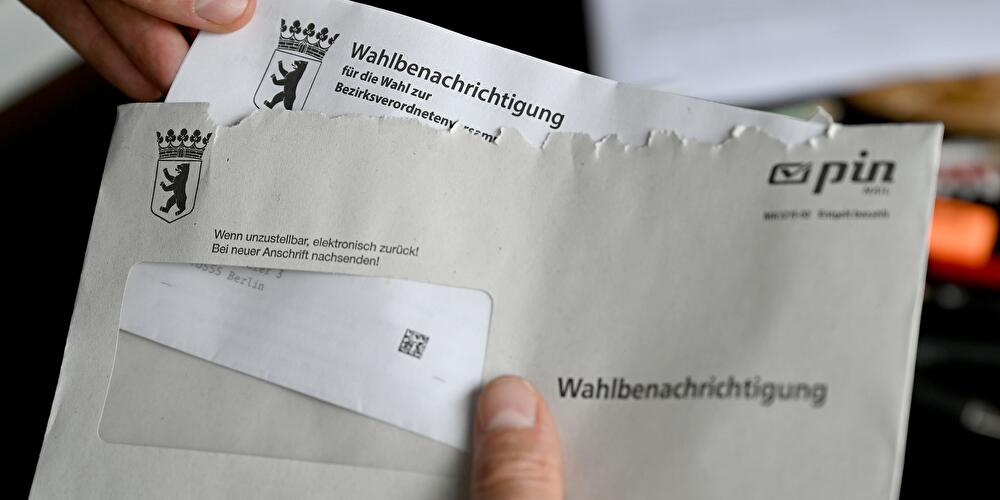 Wahlbenachrichtigung in Berlin
