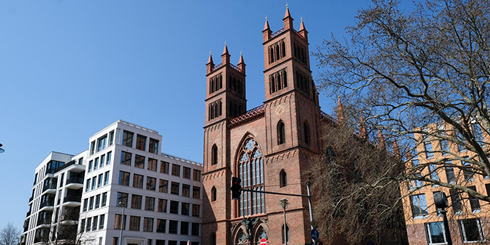 Die Friedrichswerdersche Kirche am Werderschen Markt.