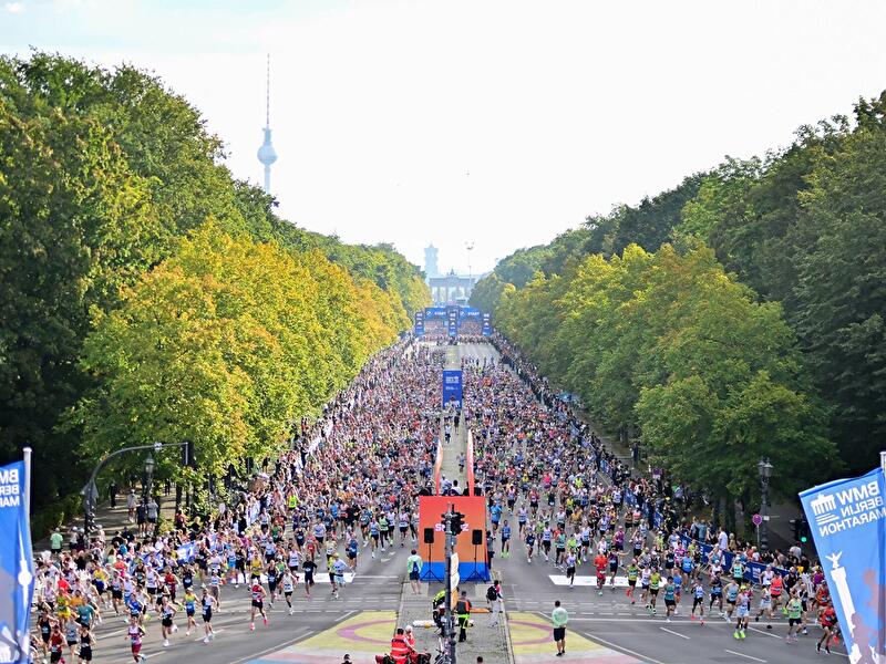 Erste Straßensperrungen wegen des Berlin-Marathons