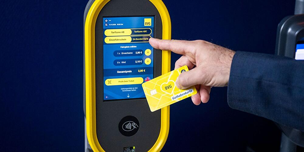 Neue Ticketautomaten bei der BVG