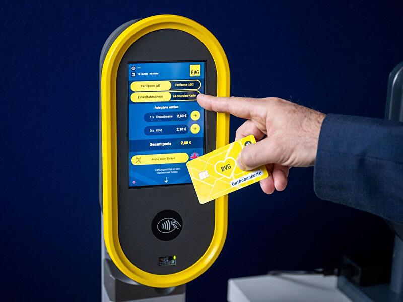 Neue Ticketautomaten bei der BVG