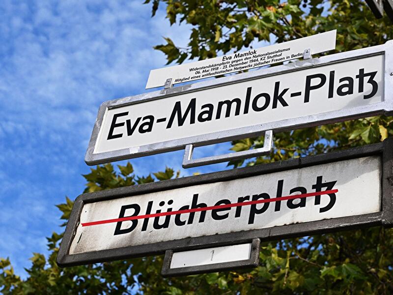 Umbenennung des Blücherplatzes in Eva-Mamlok-Platz