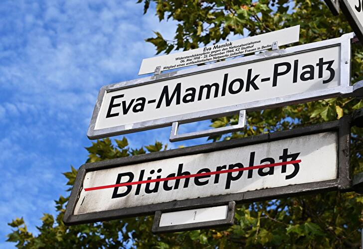 Umbenennung des Blücherplatzes in Eva-Mamlok-Platz