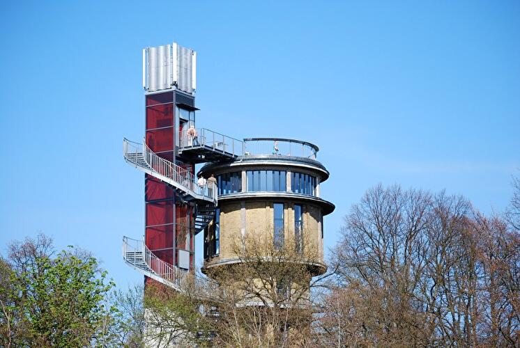 Der Biorama-Aussichtsturm in Joachimsthal