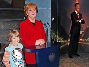 Angela Merkel bei Madame Tussauds
