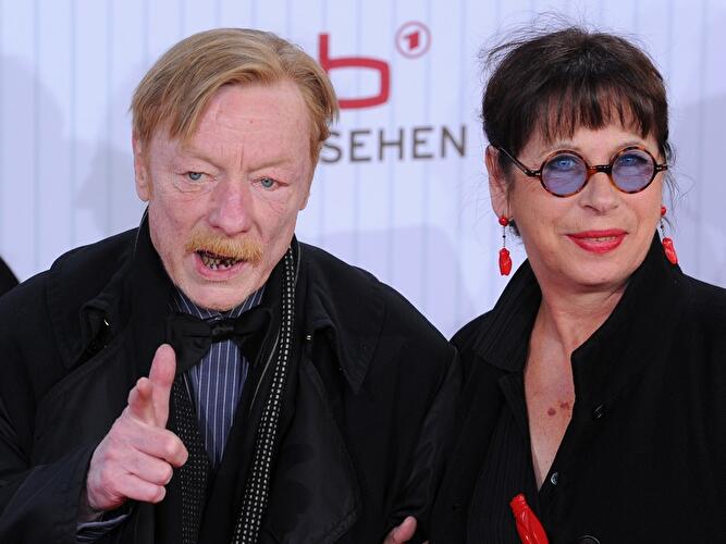 Otto Sander und seine Ehefra Monika Hansen