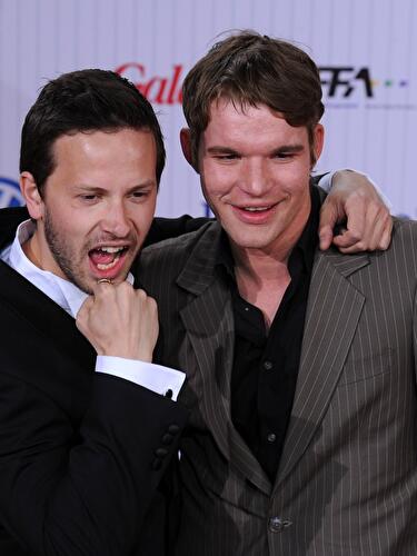 Franz Dinda (l) und Tobias Schenke