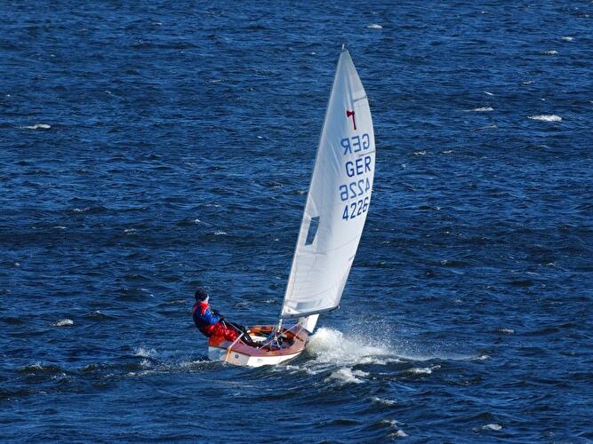 Segelboot auf dem Schwielowsee