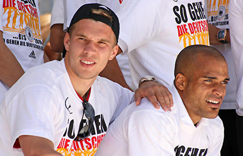 Nationalmannschaft auf der Fanmeile