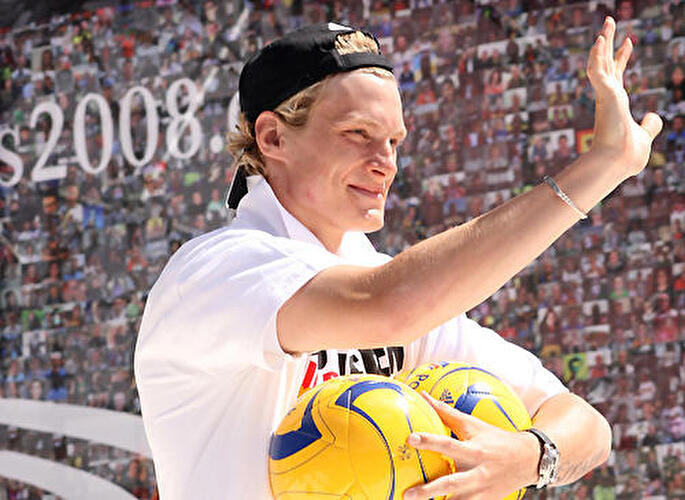 Nationalmannschaft auf der Fanmeile