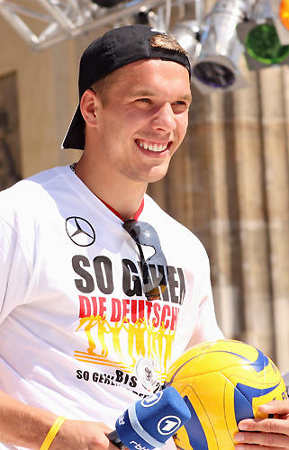 Nationalmannschaft auf der Fanmeile