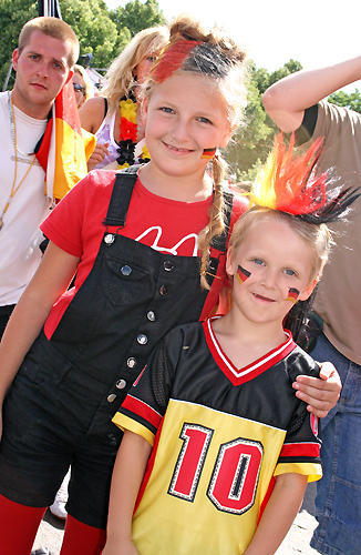 Nationalmannschaft auf der Fanmeile