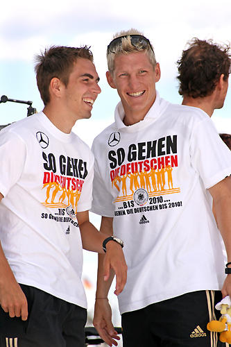 Nationalmannschaft auf der Fanmeile