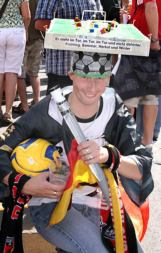 Nationalmannschaft auf der Fanmeile