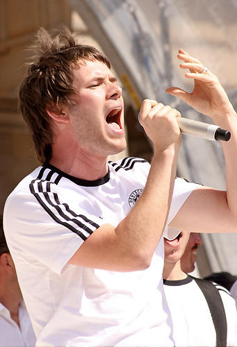 Nationalmannschaft auf der Fanmeile