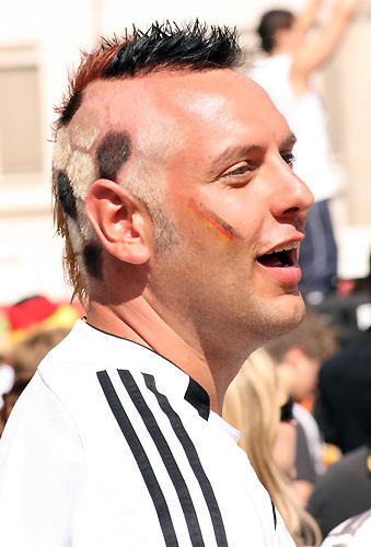 Nationalmannschaft auf der Fanmeile