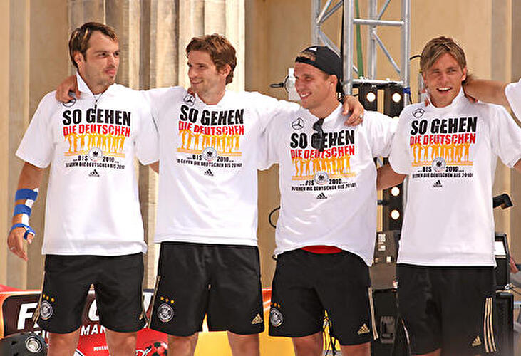 Nationalmannschaft auf der Fanmeile