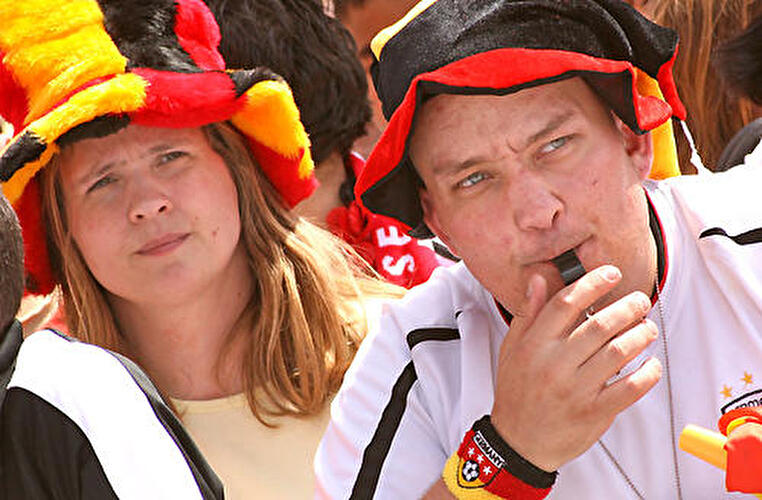 Nationalmannschaft auf der Fanmeile