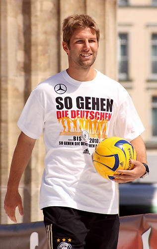 Nationalmannschaft auf der Fanmeile