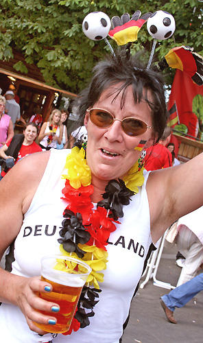 Nationalmannschaft auf der Fanmeile
