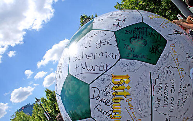 Nationalmannschaft auf der Fanmeile