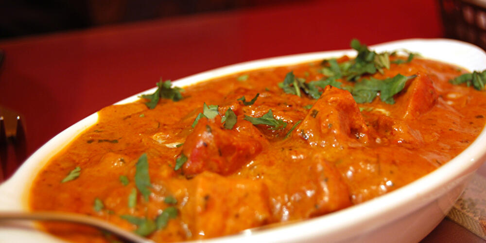Indisches Essen: Chicken Makhani