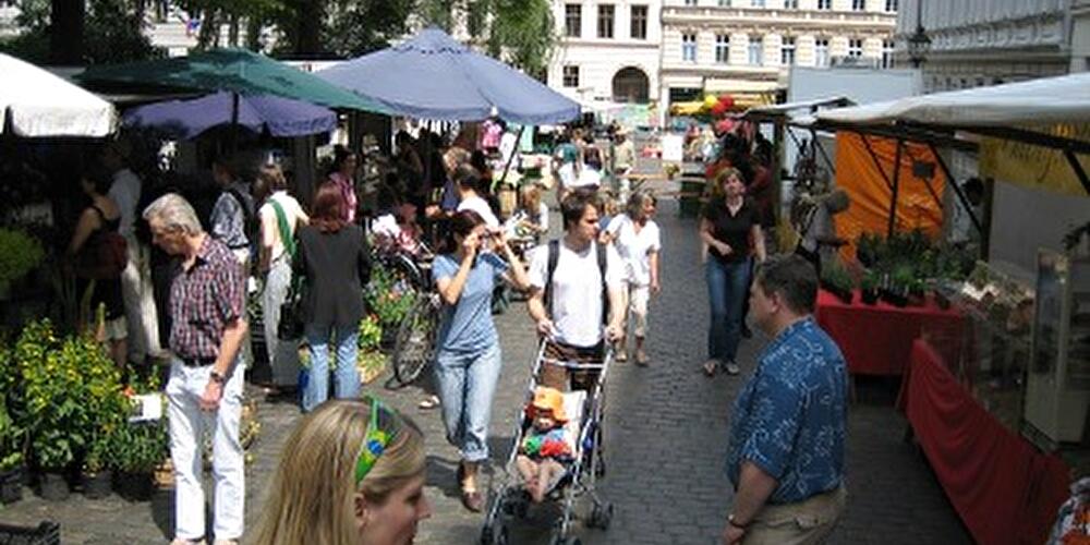 Ökomarkt auf dem Chamissoplatz
