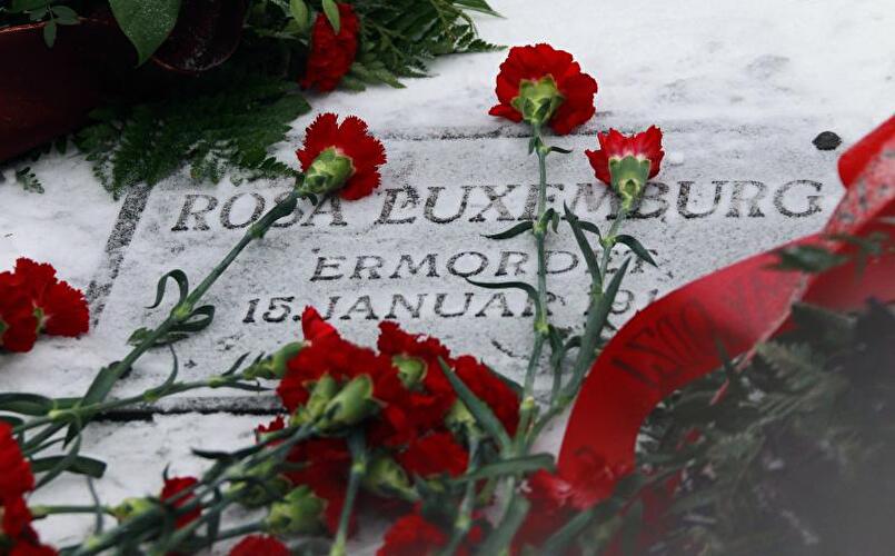 Gedenkstein für Rosa Luxemburg