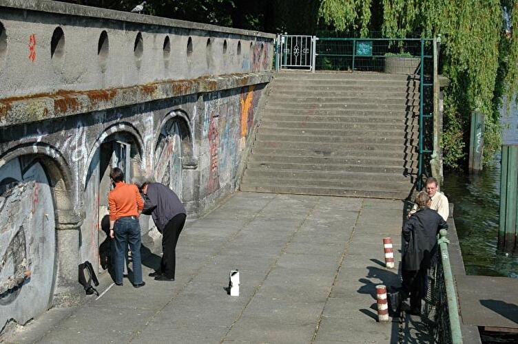 Kaianlage am May-Ayim-Ufer in Kreuzberg