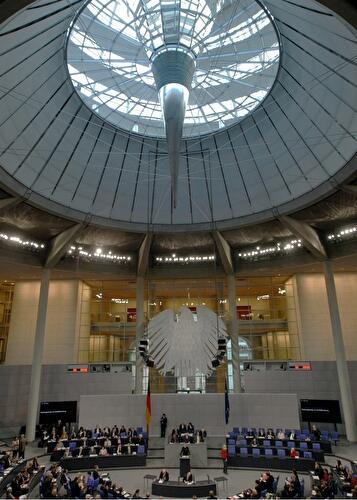 Reichstagsgebäude Berlin von Innen