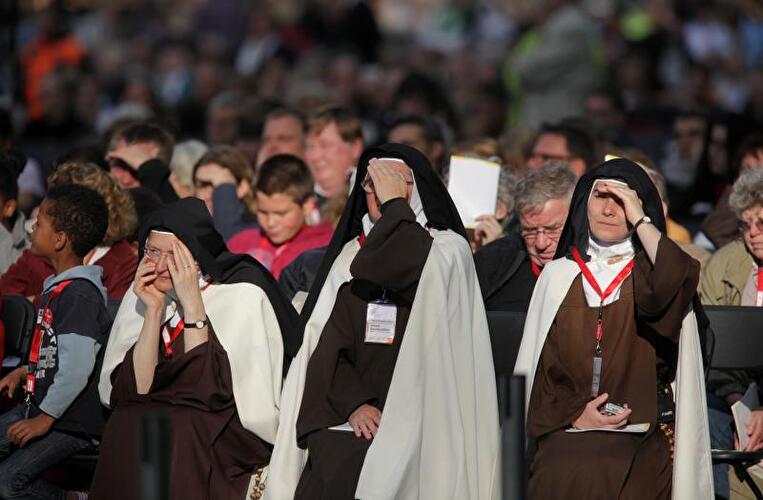 Papst-Messe im Berliner Olympiastadion