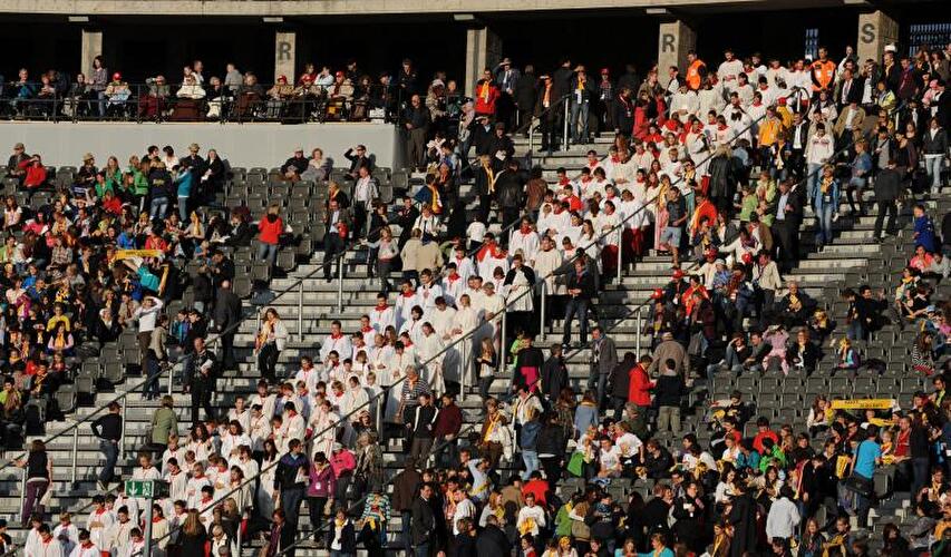 Papst-Messe im Berliner Olympiastadion