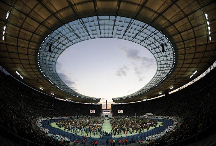 Papst-Messe im Berliner Olympiastadion