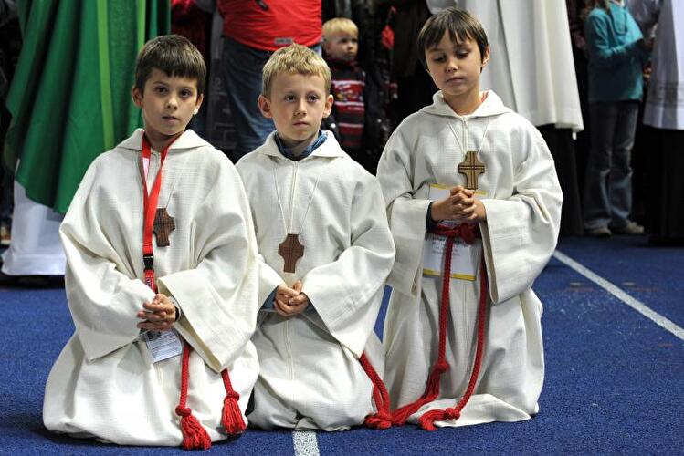 Papst-Messe im Berliner Olympiastadion