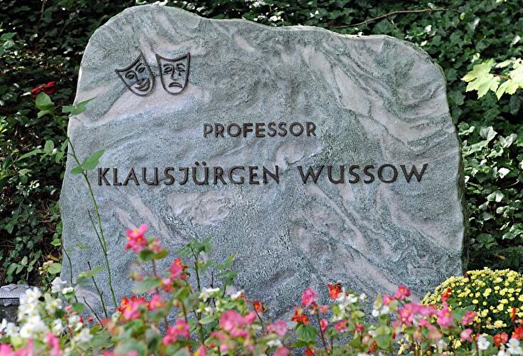 Grabstätte von Klausjürgen Wussow auf dem Friedhof Heerstraße
