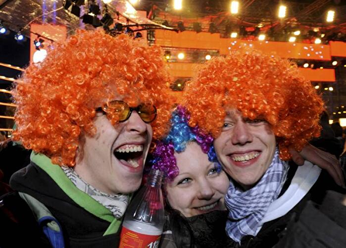 Silvester 2011 am Brandenburger Tor