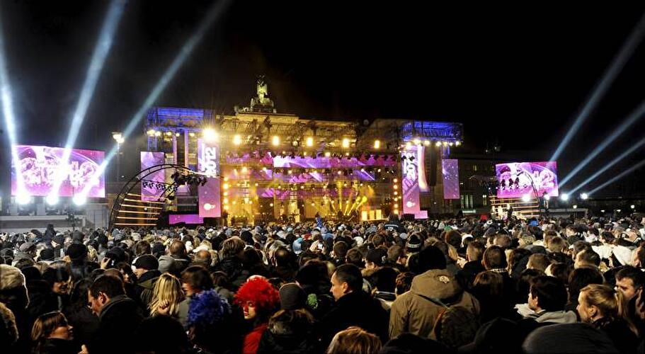 Silvester 2011 am Brandenburger Tor