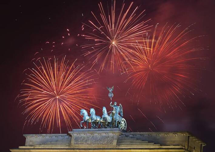 Silvester 2011 am Brandenburger Tor