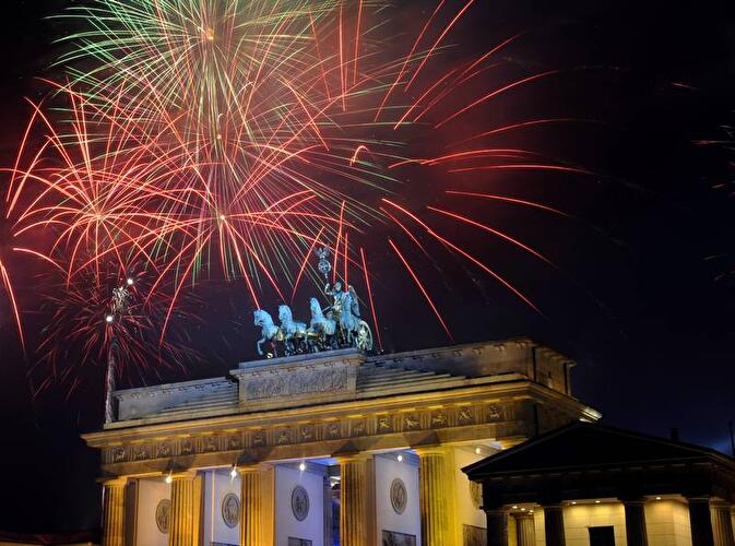 Silvester 2011 am Brandenburger Tor