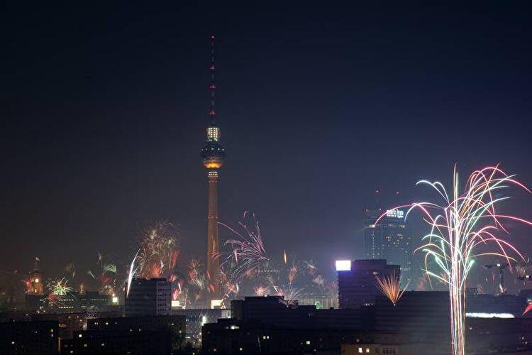 Silvester 2011 am Brandenburger Tor