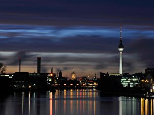 Abenddämmerung in Berlin