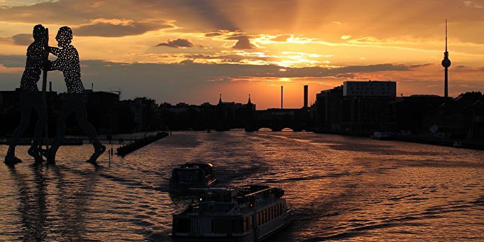 Sonnenuntergang in Berlin