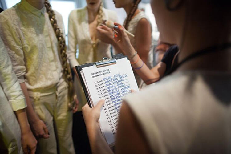 Hinter den Kulissen der Fashion Week